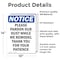 Signmission Please Pardon Our Dust While We, 10 in W x Rectangle, Vinyl Decal OS-2PACK-NS-D-1014-V-17546 - alternate 3